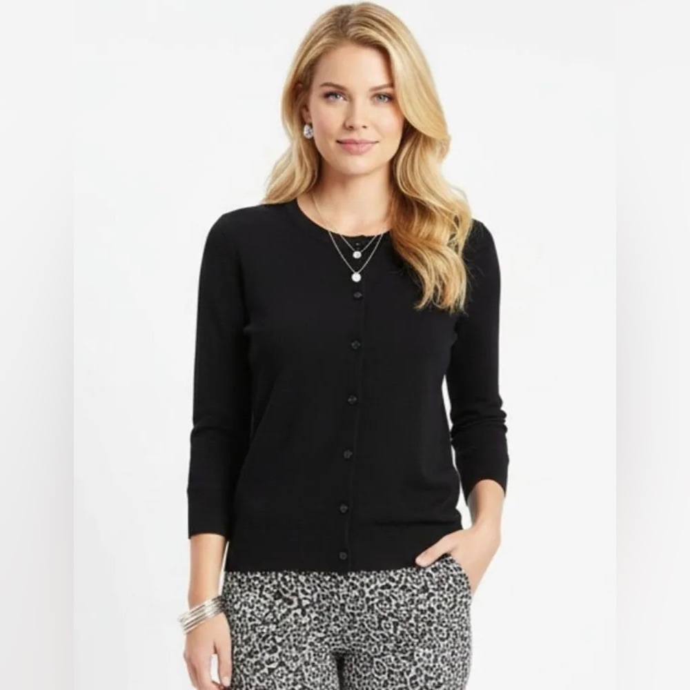 Talbots Black Knit Sweater